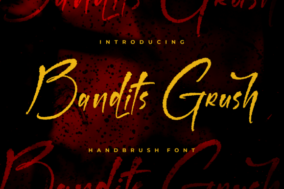 Bandits Grush: A Handwritten Typeface for Timeless Editorial Design