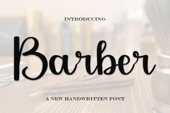 Barber: A Handwritten Typeface for Editorial Design