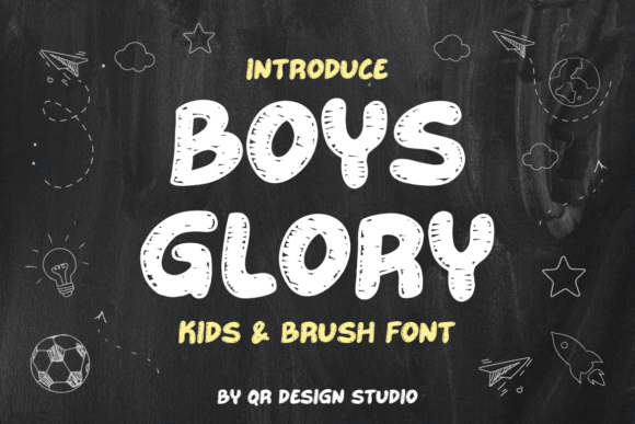 Boys Glory: A Playful Typeface for Engaging Editorial Design