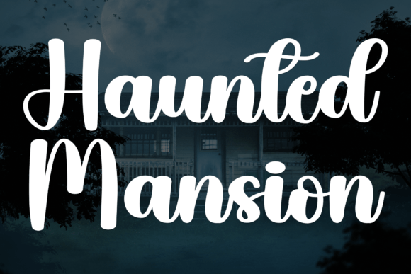 Hanunted Mansion: A Handwritten Font for Warm Editorial Design