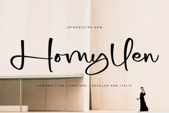 Homyllen: The Handwritten Typeface That Elevates Your Campaigns