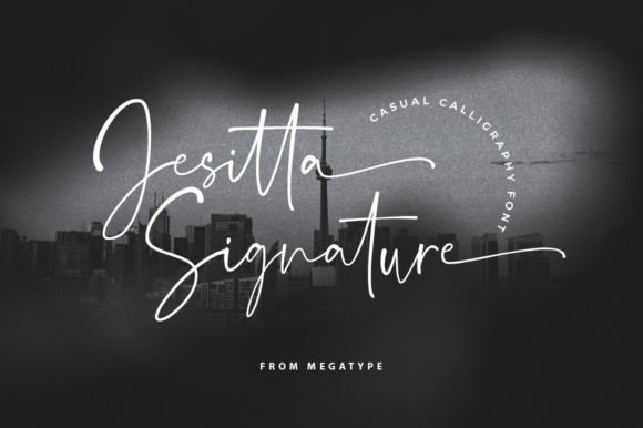 Jesitta Signature: The Modern Typeface for Scroll-Stopping Brand Content
