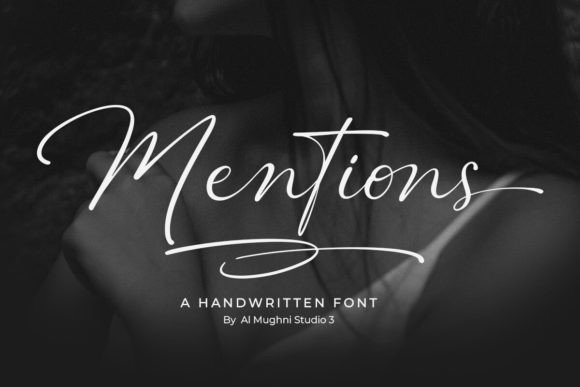 Mentions: A Handwritten Typeface for Editorial Design