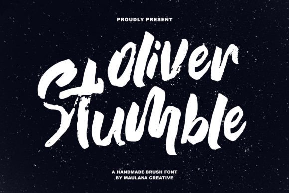 Oliver Stumble: A Handmade Script Typeface for Editorial Design