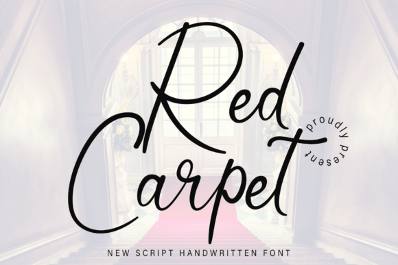 Red Carpet: The Elegant Script Typeface for Editorial Design