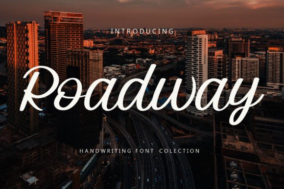 Roadway: A Delicate Handwritten Typeface for Authentic Branding