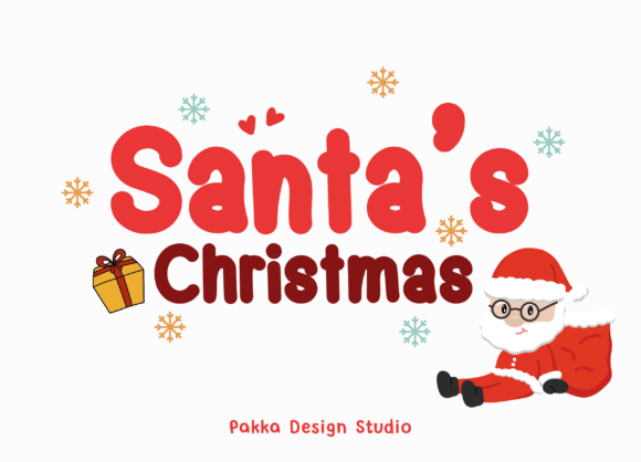 Santa's Christmas: A Festive Typeface for Holiday Campaigns