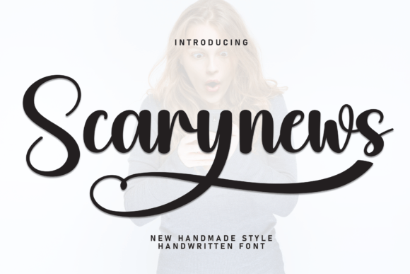 Scarynews: The Handwritten Typeface That Transforms Your Brand Identity