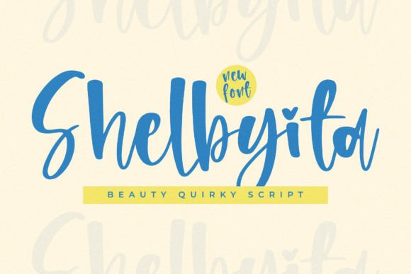 Shelbyita: The Quirky Script Font for Handmade Brands