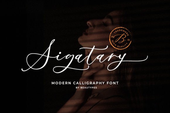 Sigatary: The Modern Script Typeface for Polished Digital Branding