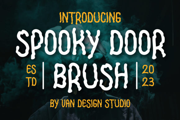 Spooky Door Brush: A Quirky Handwritten Typeface for Unique Brand Identities