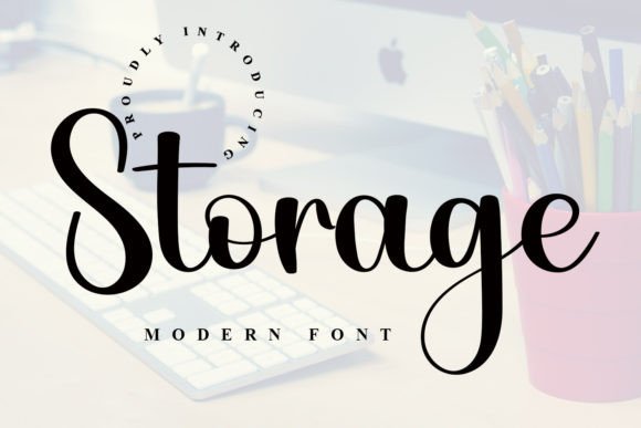 Storage: A Handwritten Typeface for Editorial Calm
