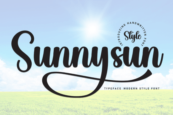 Sunnysun: The Friendly Handwritten Typeface for Modern Campaigns
