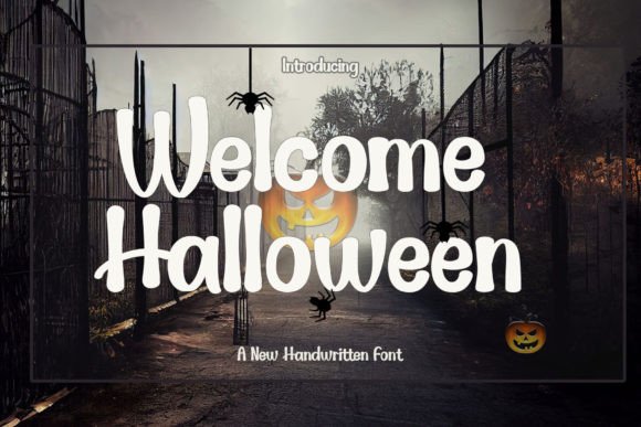 Welcome Halloween: A Handwritten Typeface for Elegant Branding