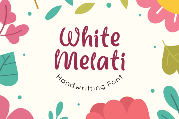White Melati: The Handwritten Typeface for Editorial Design