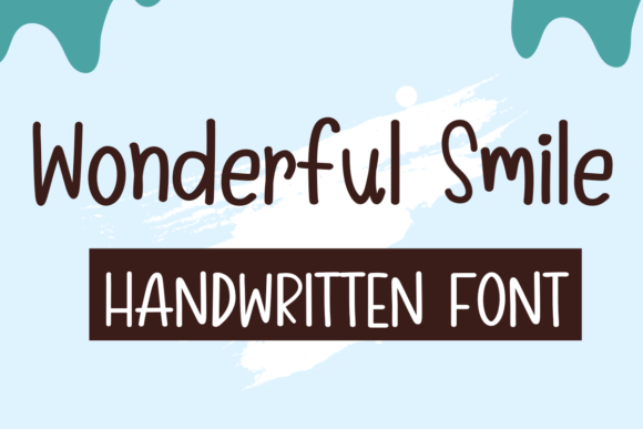 Wonderful Smile: The Handwritten Font for Authentic Branding