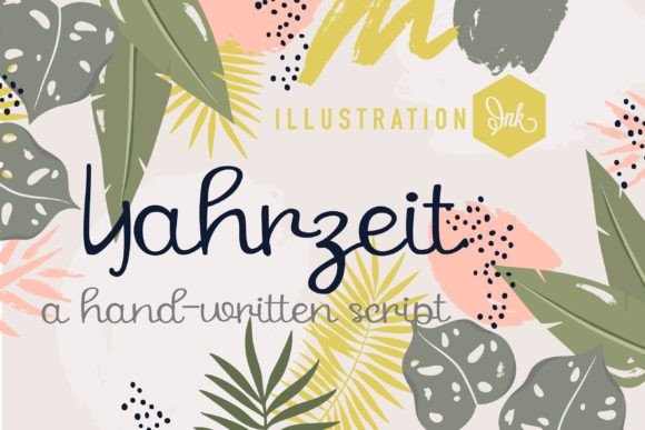 Yahrzeit: A Hand-Crafted Script Font for Editorial Design